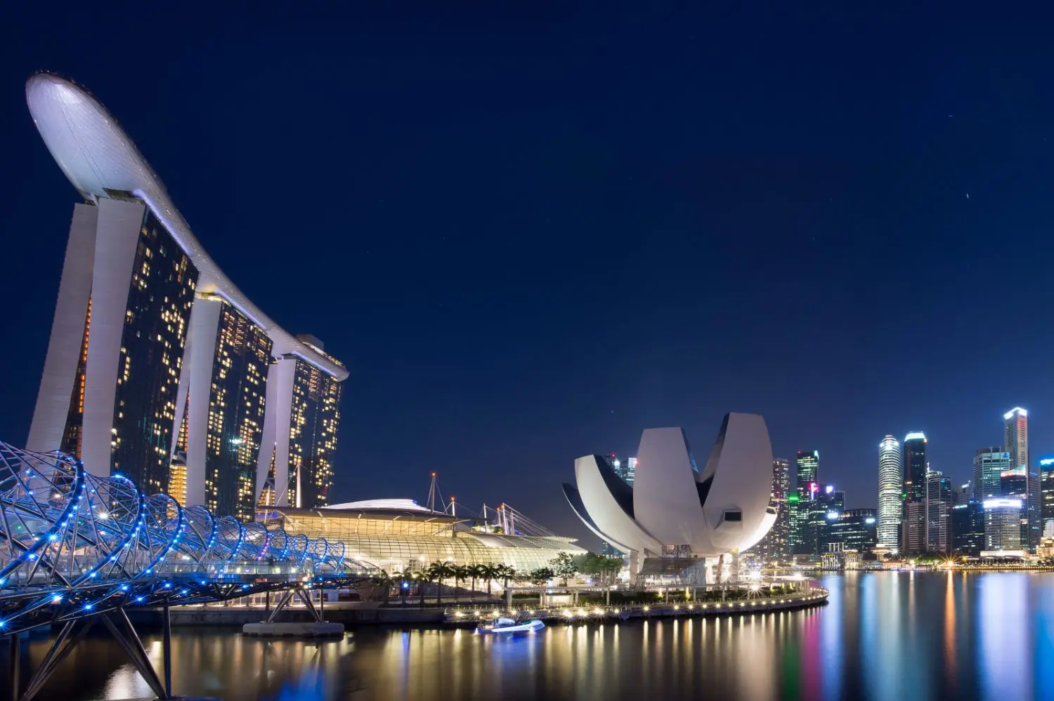 Singapore at night