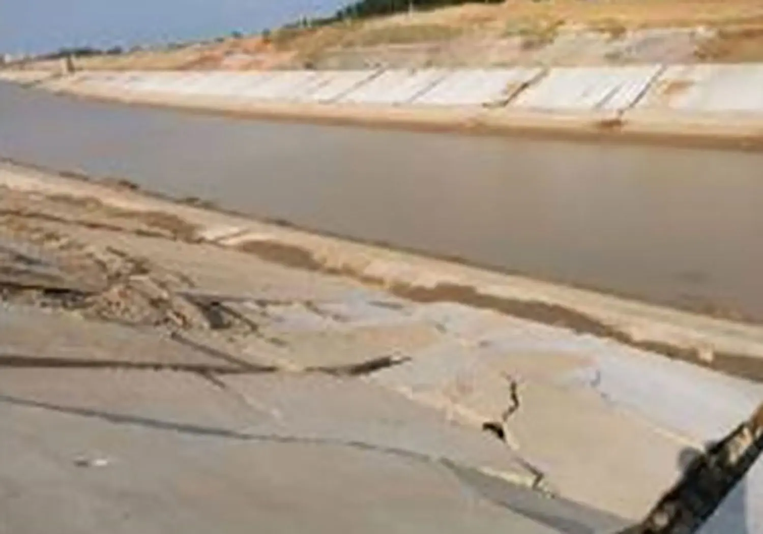 Work of diversion canal