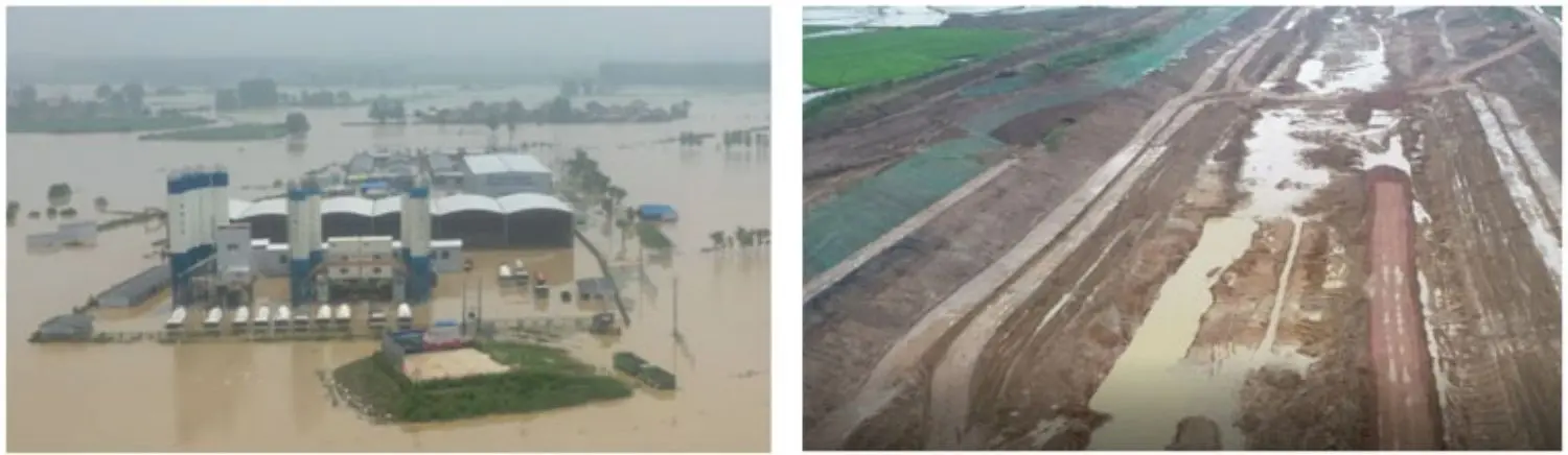 Canal temporary works and facilities