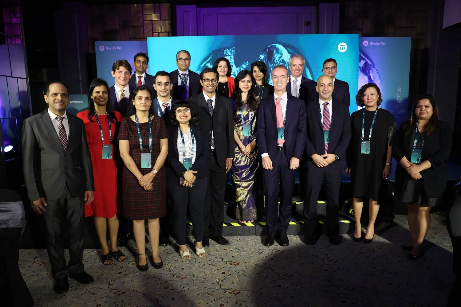 A group picture at the: "Shaping a sustainable future for India: How insurers can help" event.