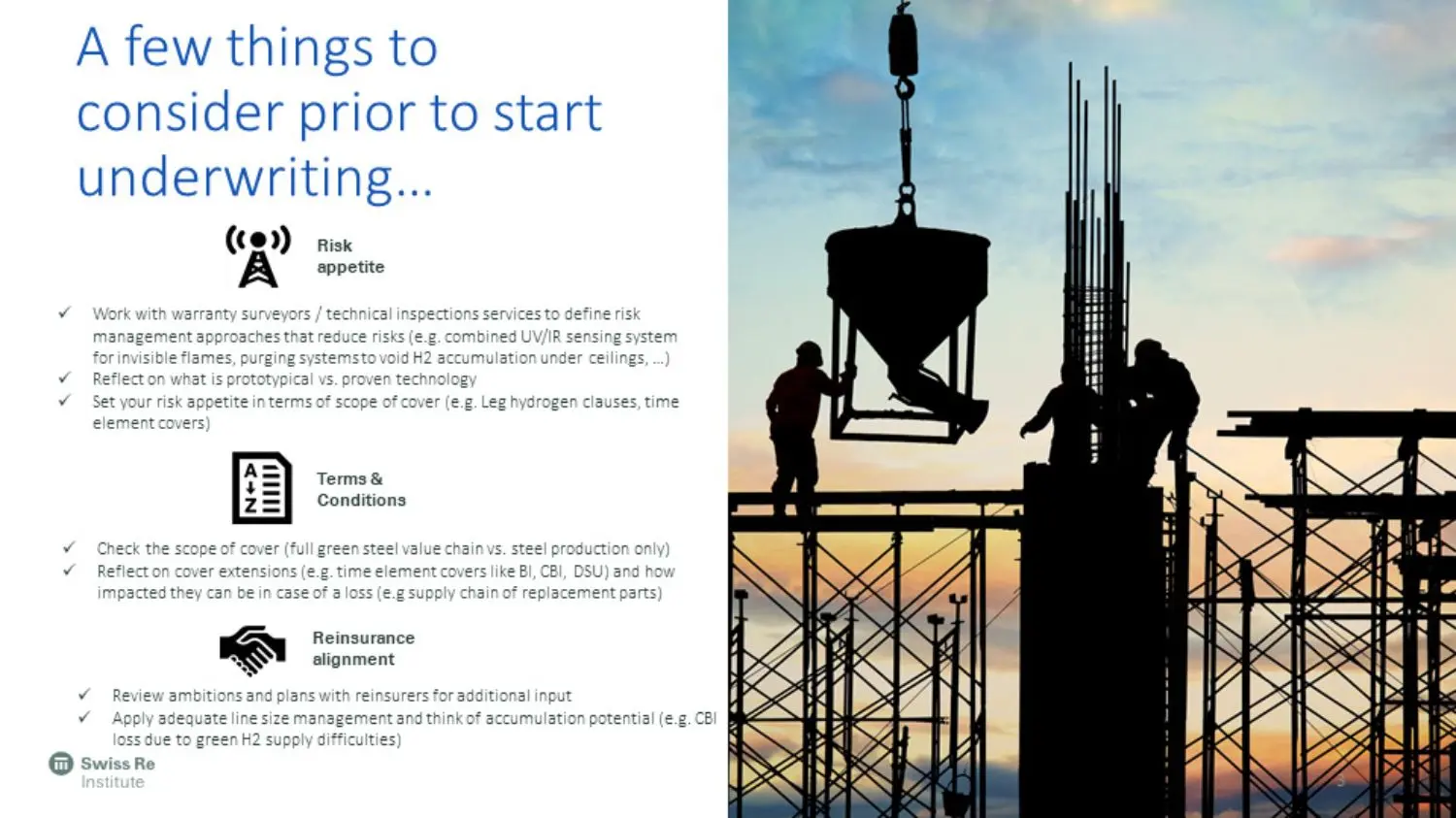 Things to consider before start underwriting graph.