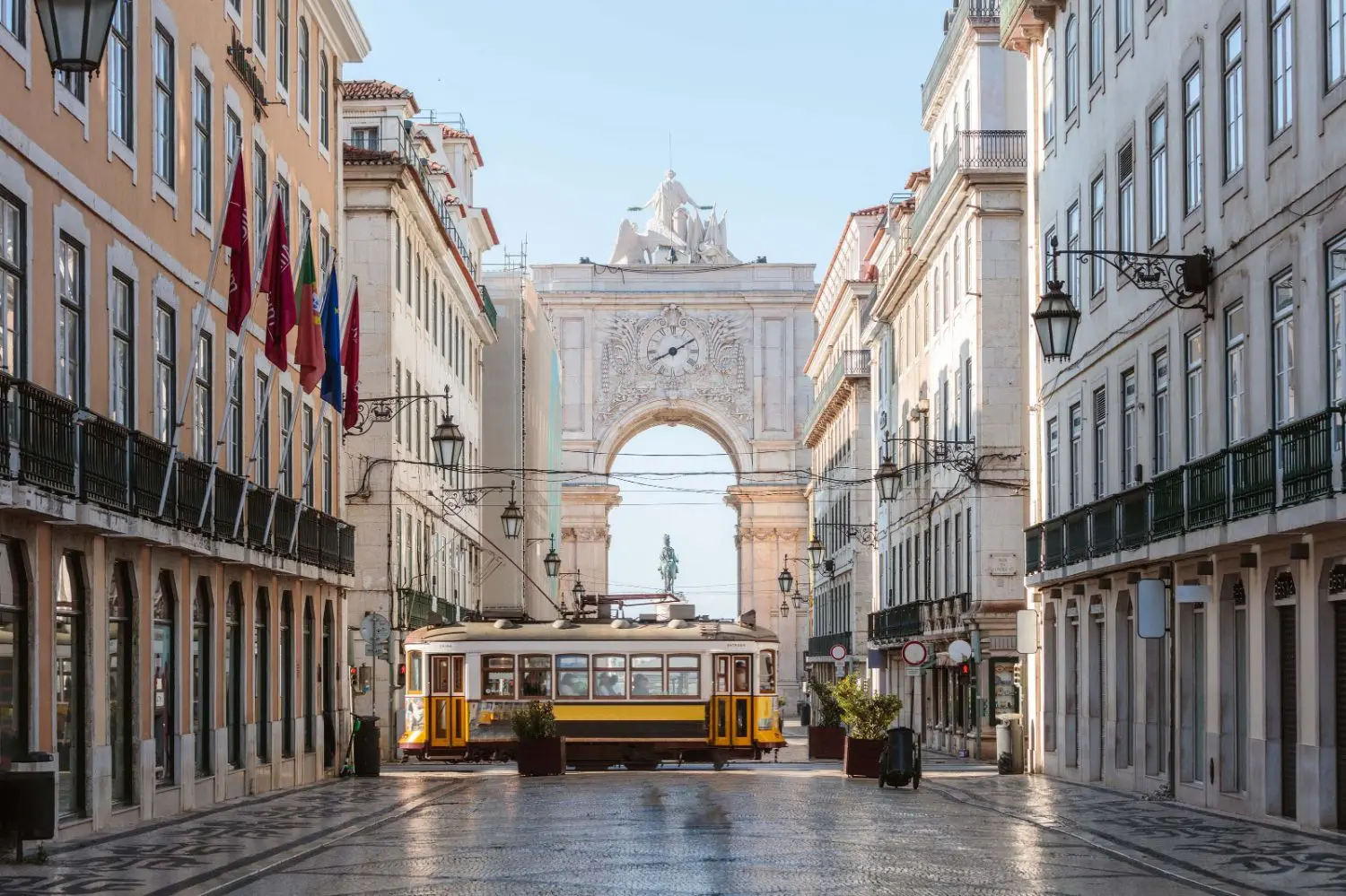 Image of old town in Portugal 
