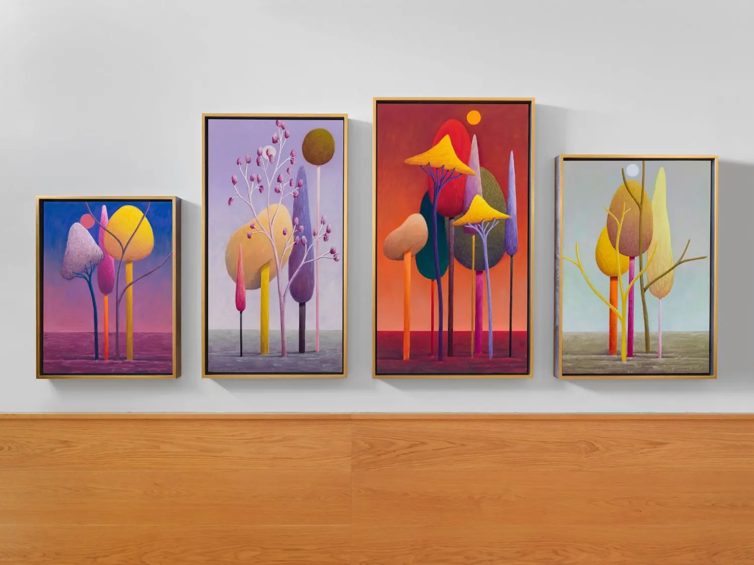 Landscapes are a common genre in Party's oeuvre.