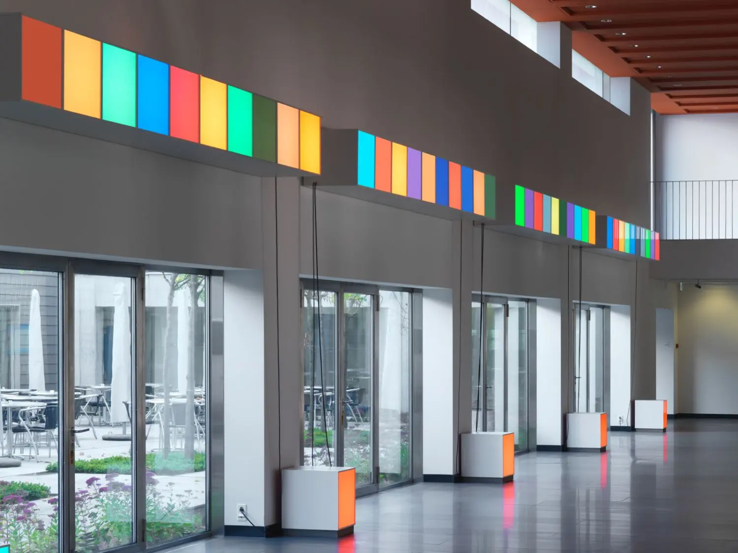 Mathematics and aesthetics come together in Bulloch's colourful sculpture.