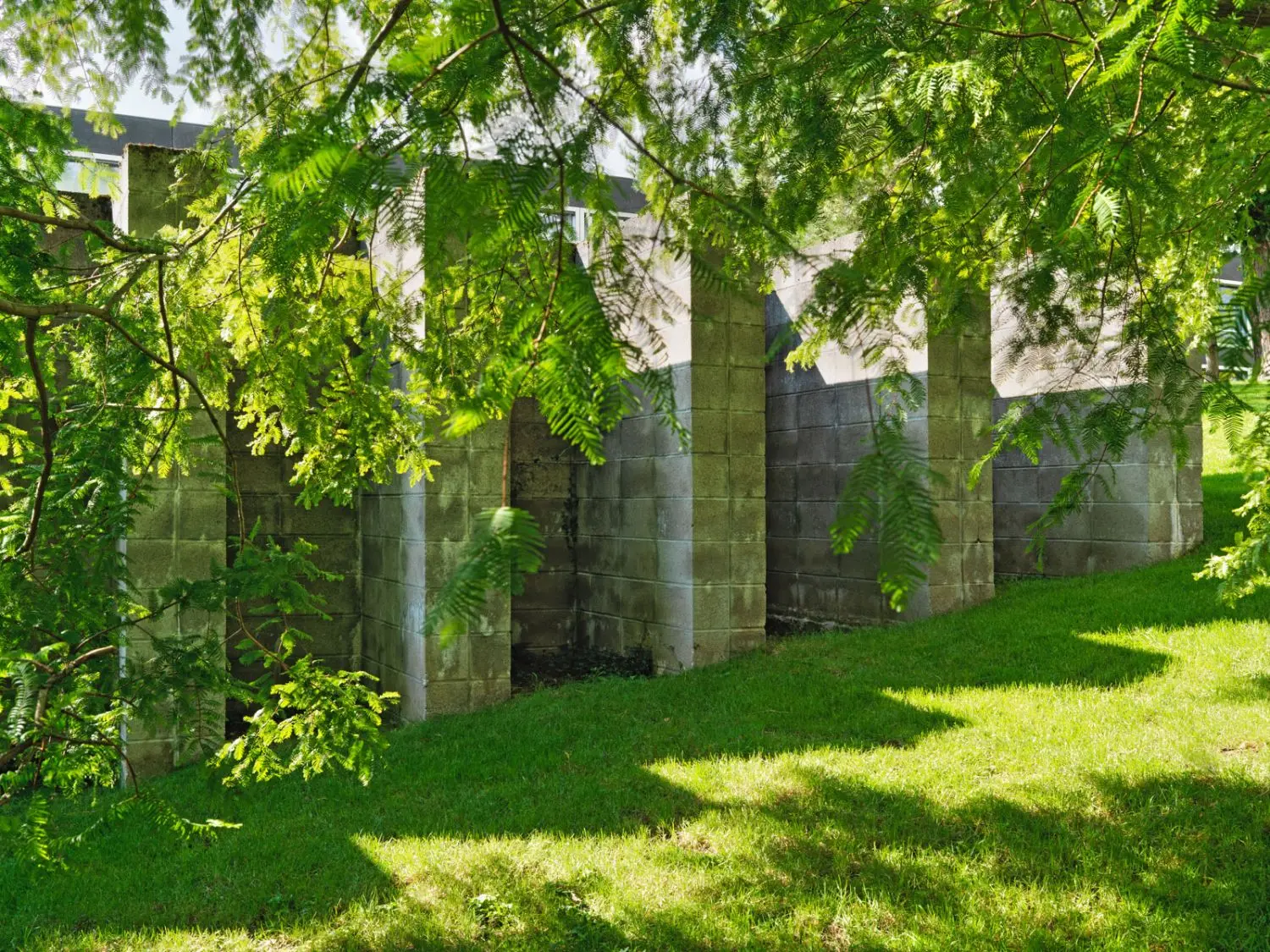 At first glance, this concrete structure might look like the neatly arranged leftovers from a builder's construction site.