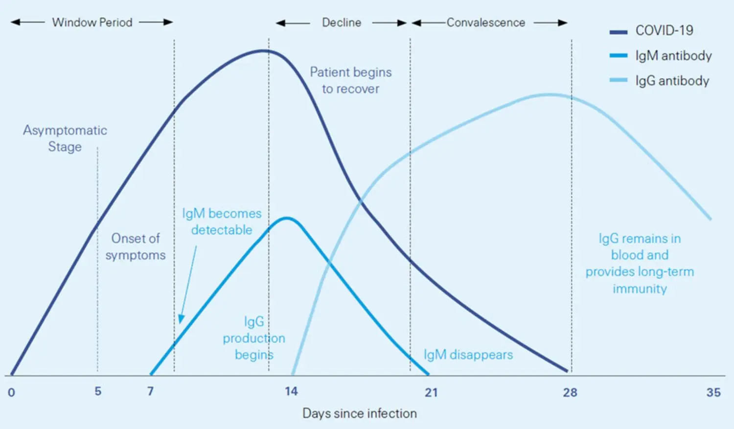 Timeline of detection for covid-19