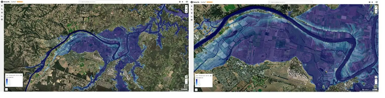 Three-dimensional flood risk assessment using SAR imaging
