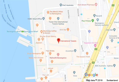 Swiss Re Sidney Location image, linked to Google Maps