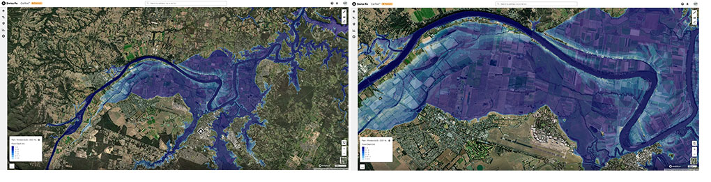 Three-dimensional flood risk assessment using SAR imaging