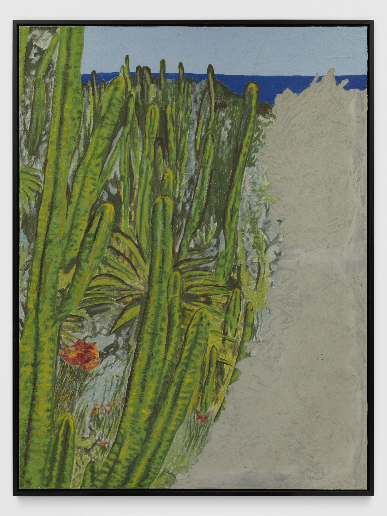 Artist encourages an active reading and leaves the interpretation open to individual projections and interpretation.